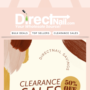🔥 CLEARANCE SALES | SHOP NAIL & SPA SALES NOW 😍
