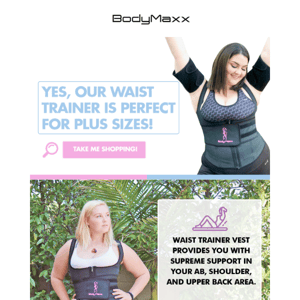 Our Waist Trainers Were Designed For All Body Types!