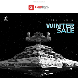 ☃️ Up to 40 OFF - BEST SALE of the winter on Gambody ☃️