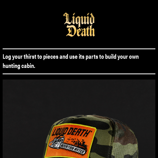 Chainsaw Massacre Camo Hat