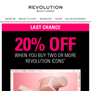 Oops you nearly missed 20% off! 😅