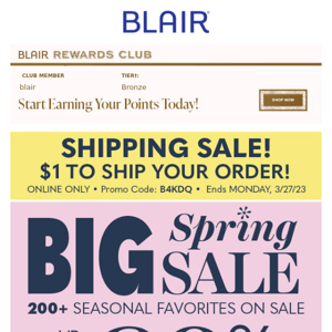 🌸 Our BIG Spring Sale Has Sprung! SAVE 75% + $1 Shipping!