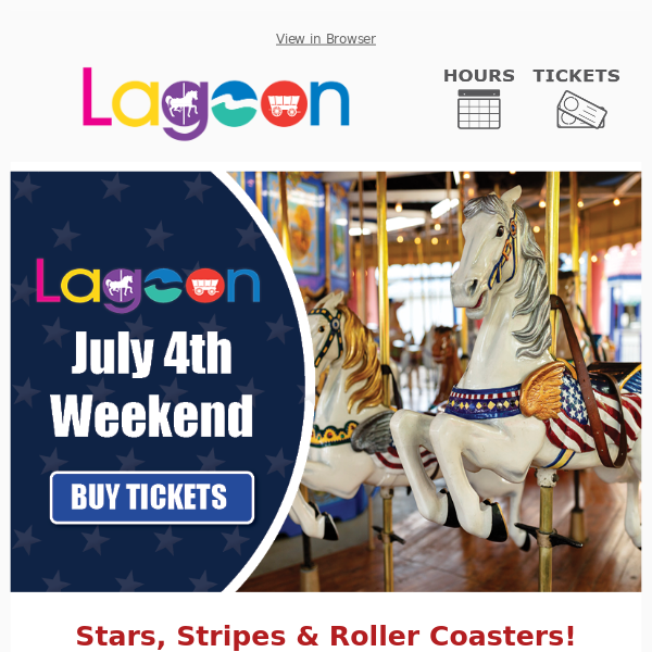 Celebrate Independence Day Weekend at Lagoon!