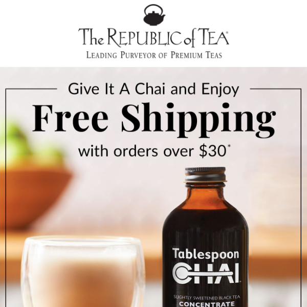 Enjoy Free Shipping Over $30 and Pour, Stir & Sip