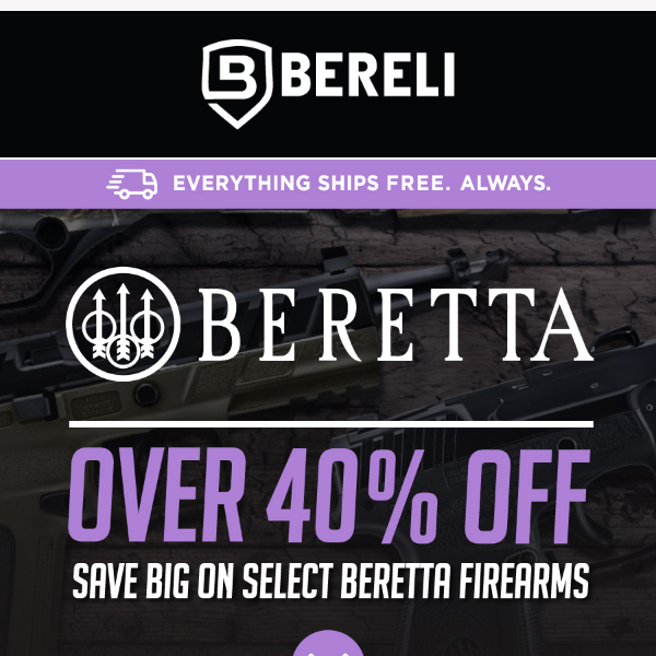 💥 January Wrap Up: Save Over 40% Off Beretta💥