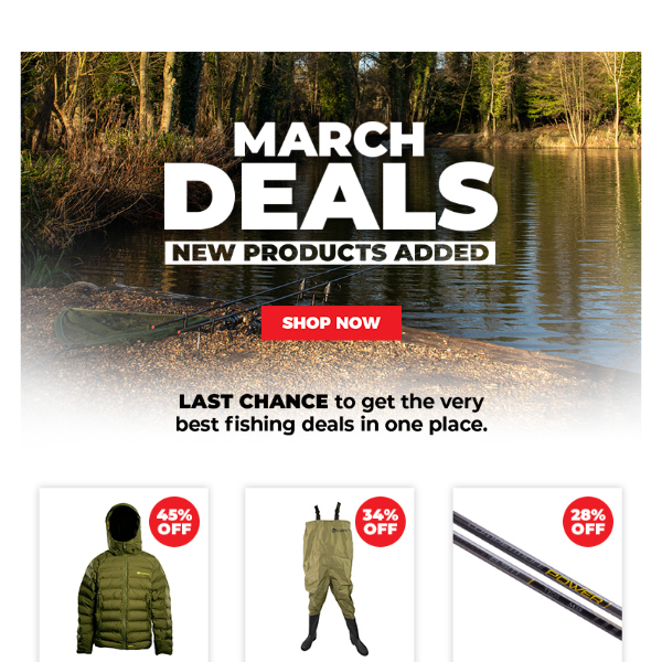 🎣 LAST CHANCE! 🥰 Over 50% Off Selected Products