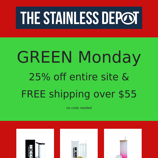 (best combo The Stainless Depot: 25% off & FREEEEEEEEEE shipping over $55