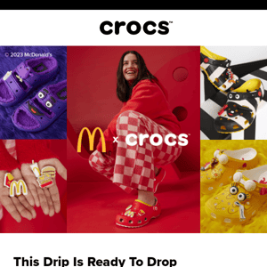 McDonald's x Crocs Sandal and Clog Now Available