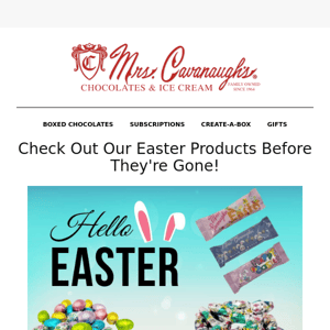 Check Out Our Easter Products Before They're Gone!