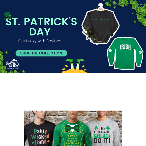 Get Your Green for Less: Shop Our St. Patrick's Day Savings!