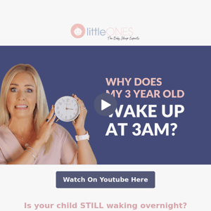 Is your child STILL waking overnight?