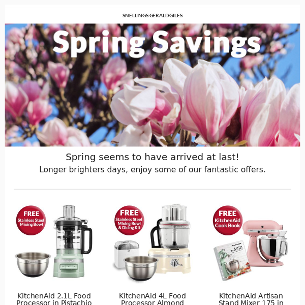 Enjoy our Spring Savings ✨