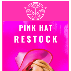 Pink Hat RESTOCK!