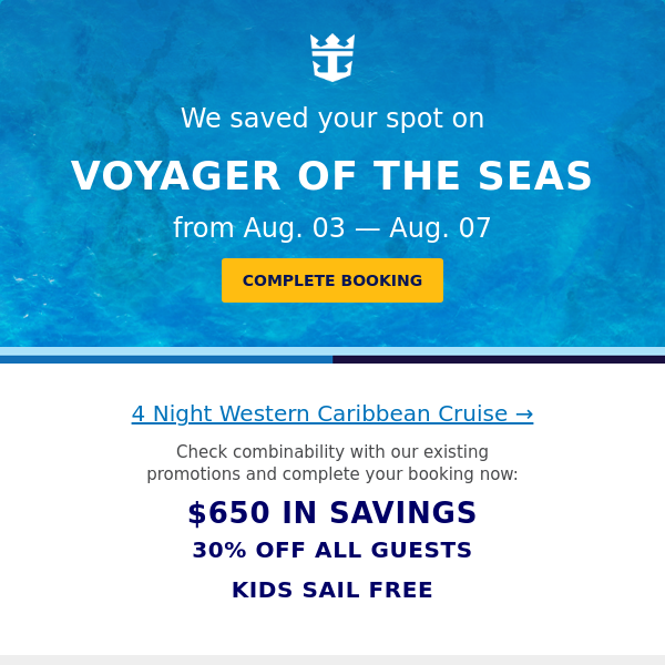 Still thinking about that 4 Night Western Caribbean Cruise?