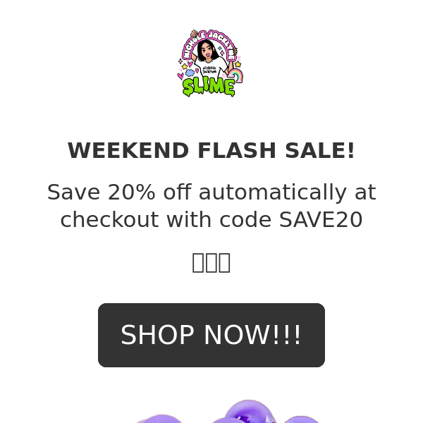 FLASH SALE: SAVE 20% OFF EVERYTHING!