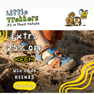Extra 25% OFF Keen🥾