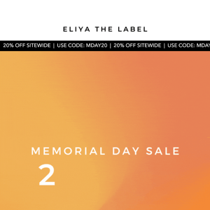 MEMORIAL DAY SALE ON NOW 🔥