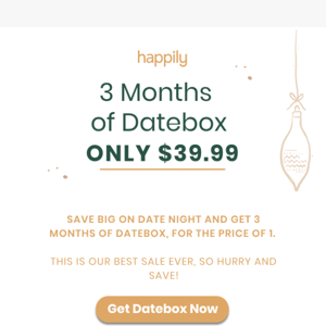 3 months for just $39.95!