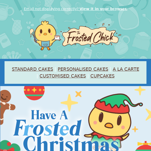 Enjoy A Frosted Christmas With Our Festive Specials 🎄