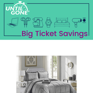 Big Ticket Savings- 51% OFF Microfiber Bed-in-a-Bag