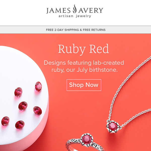RUBIES: The Avery Birthstone for July - James Avery Artisan Jewelry