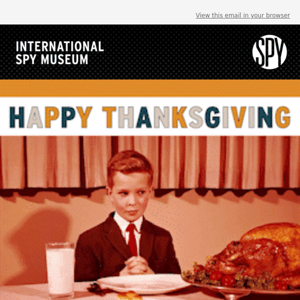 Happy Thanksgiving from SPY! 🦃