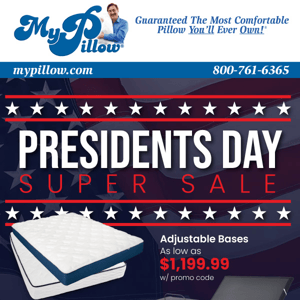 Presidents Day Mattress Sale!