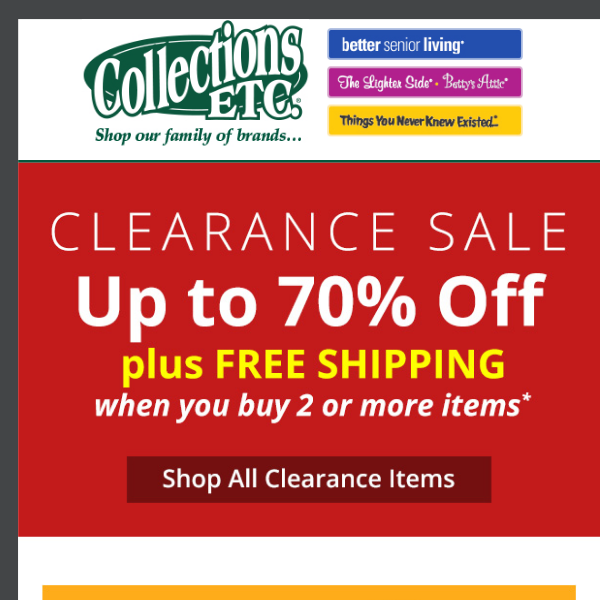 Everything in This Email is on SALE!