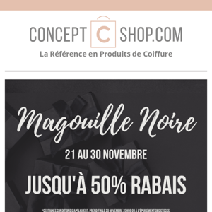 Le Black Friday se poursuit chez Concept C! 🖤