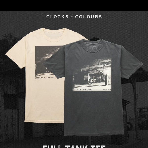 Full Tank Tee — Now Available