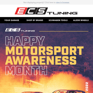 Happy Motorsport Awareness Month! - Up to 50% off over 40+ brands