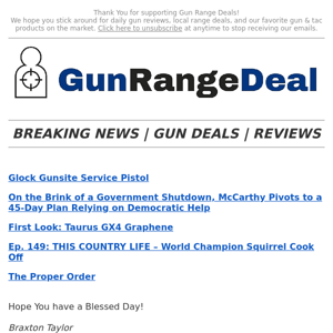 Glock Gunsite Service Pistol