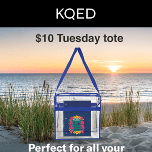 Don’t miss out on our $10 Tuesday tote bag!