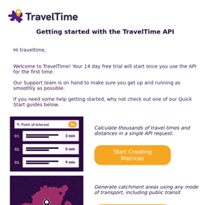 Welcome to the TravelTime API