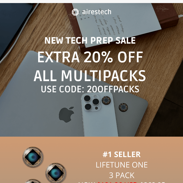 Lifetune-Up Your New Tech | Extra 20% Off Multipacks!