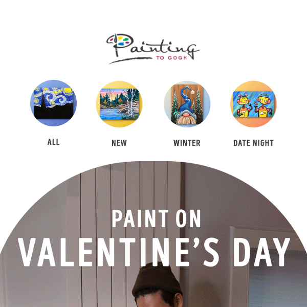 Paint on Valentine’s Day