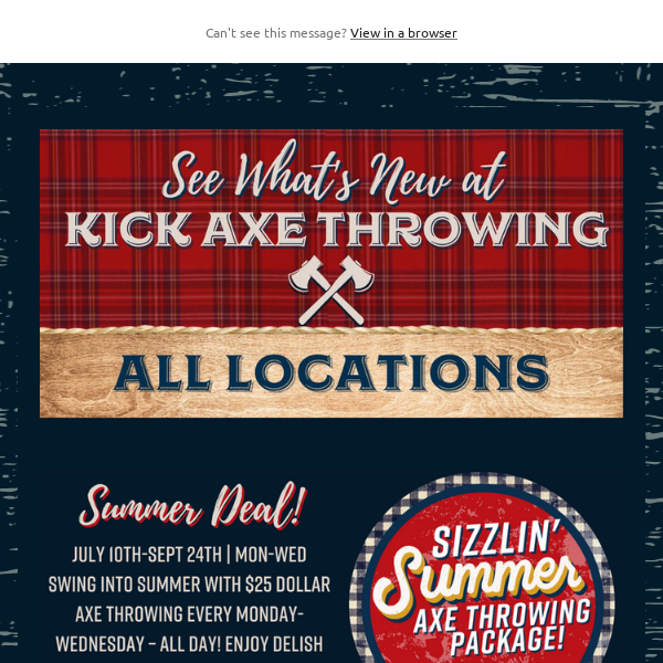 🪓Get Your Summer Thrills: Axe Throwing Deal Inside!😎