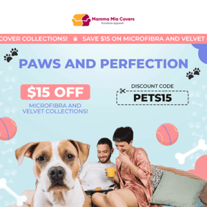 🐾Paws and Perfection: $15 OFF the Premium Furniture Covers!