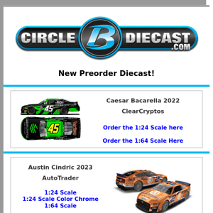 New Lionel Diecast Preorders 10/6