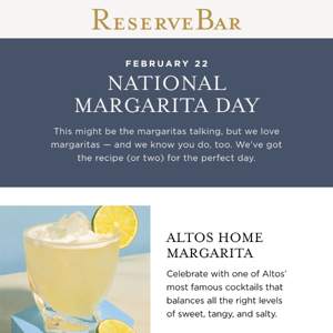 Margarita Lovers, Today’s Your Day