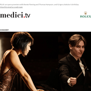 This week on medici.tv: Yuja Wang and Klaus Mäkelä live right now in Paris