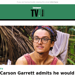 Carson Garrett admits he would not have helped Yam Yam on 'Survivor'