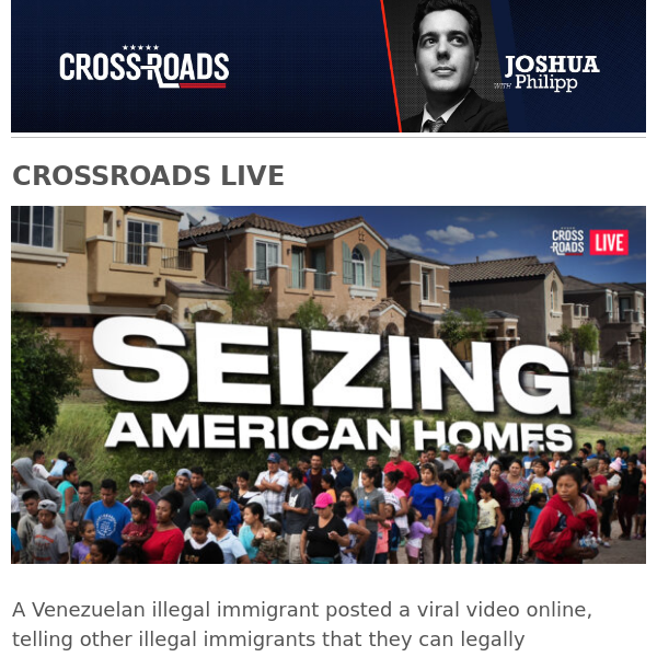 Illegal Immigrants Promote Seizing American Homes