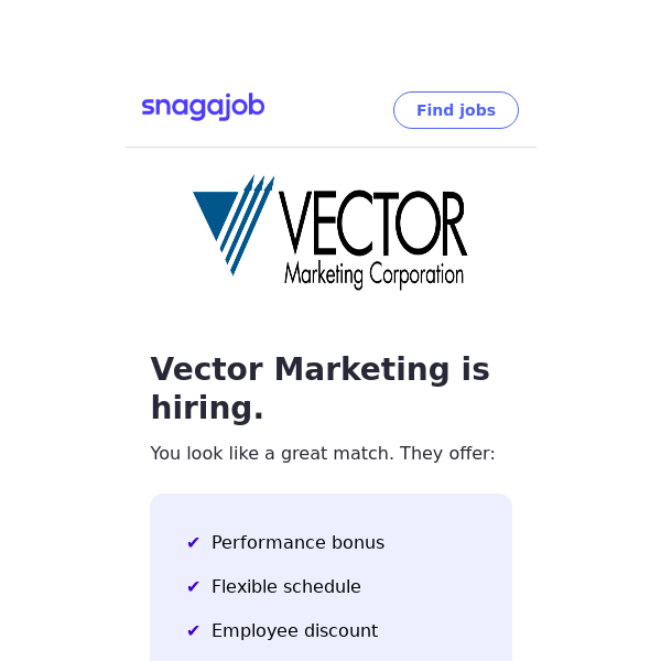Vector Marketing is Hiring Near You