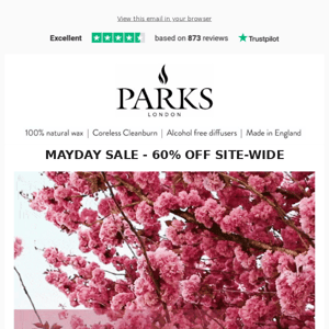 60% OFF SITE-WIDE MAYDAY SALE