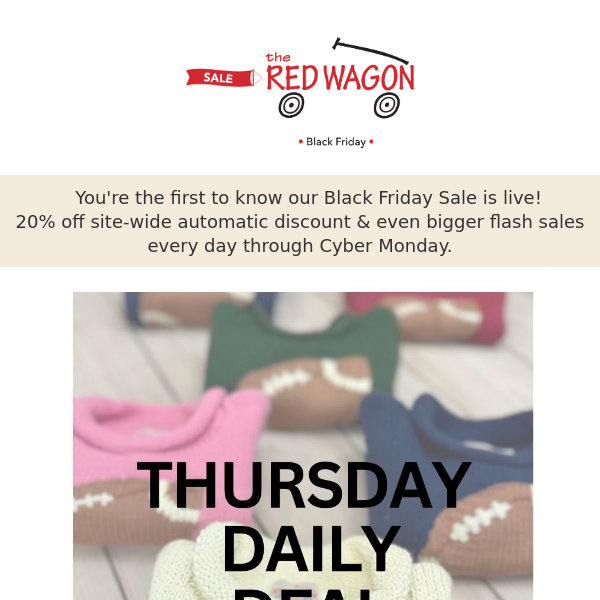 30% OFF - Thursday Daily Deal!!