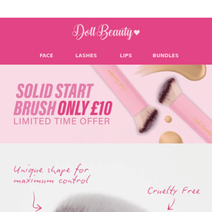 £10 Solid Start Brush ⏰ Ends Soon!