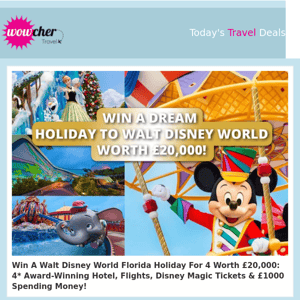 🎢£20k Disney World Florida family holiday competition!!✈️ LAST CHANCE to enter - don't miss out! ⏰