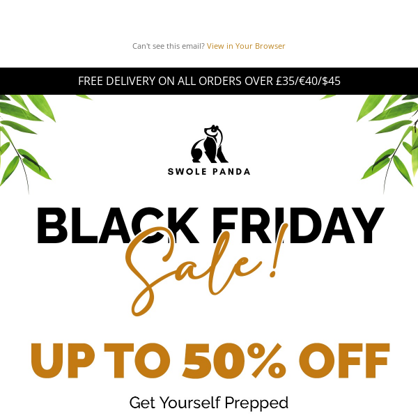 Black Friday Sale Checklist! ✅ 🐼