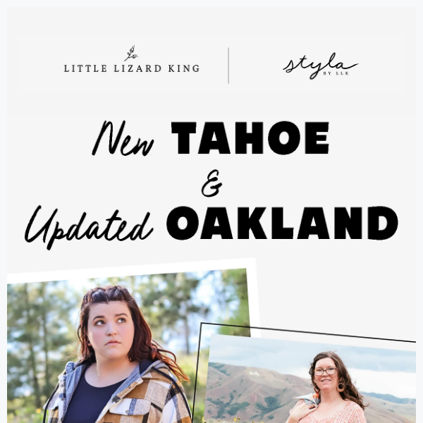 Introducing: NEW Styla Tahoe Shacket & UPDATED Oakland Pants!!